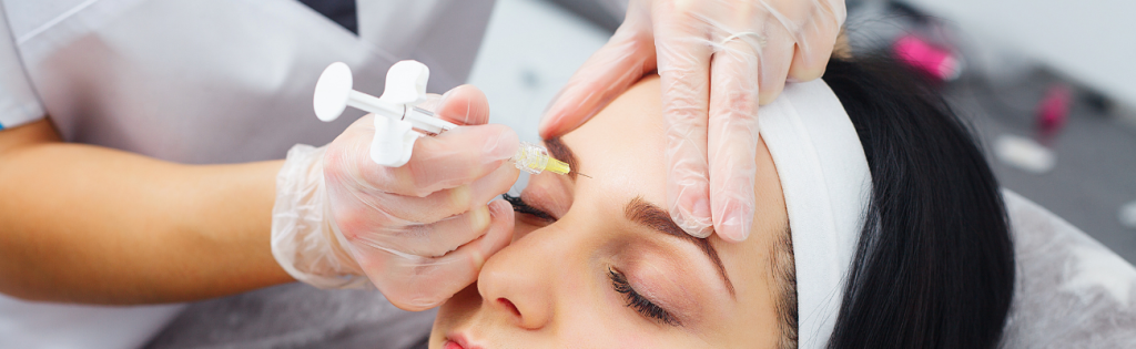 filler or anti wrinkle as a non-invasive aesthetic treatments.