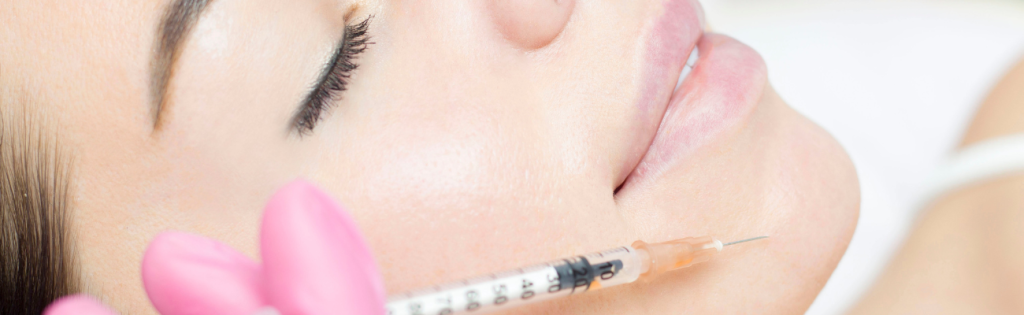 One Session, Multiple Treatments: Smart or Risky? 2 Aesthetic practitioner injecting dermal filler to enhance facial features.