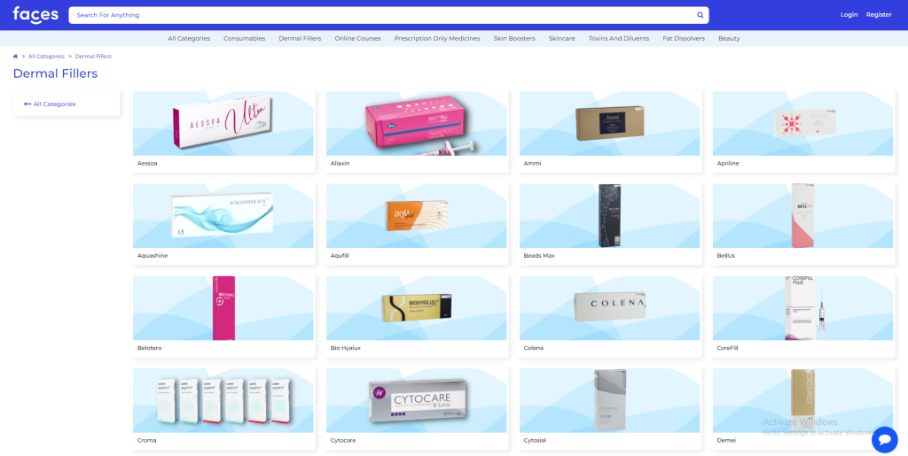 Faces | How to Find the Ideal Pharmacy for Your Aesthetic Clinic 1 Showing Faces shop. Explore effective methods to identify the ideal pharmacy for aesthetic clinics, enhancing client treatment outcomes.