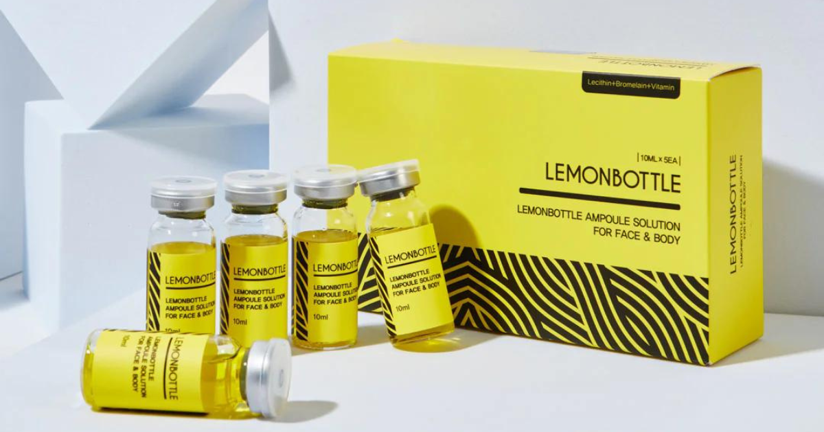 Lemon Bottle Fat Dissolving: 5 Reasons Why It's Popular! 2 Lemon Bottle fat dissolving injection being prepared in a clinic for non-surgical body contouring treatment.