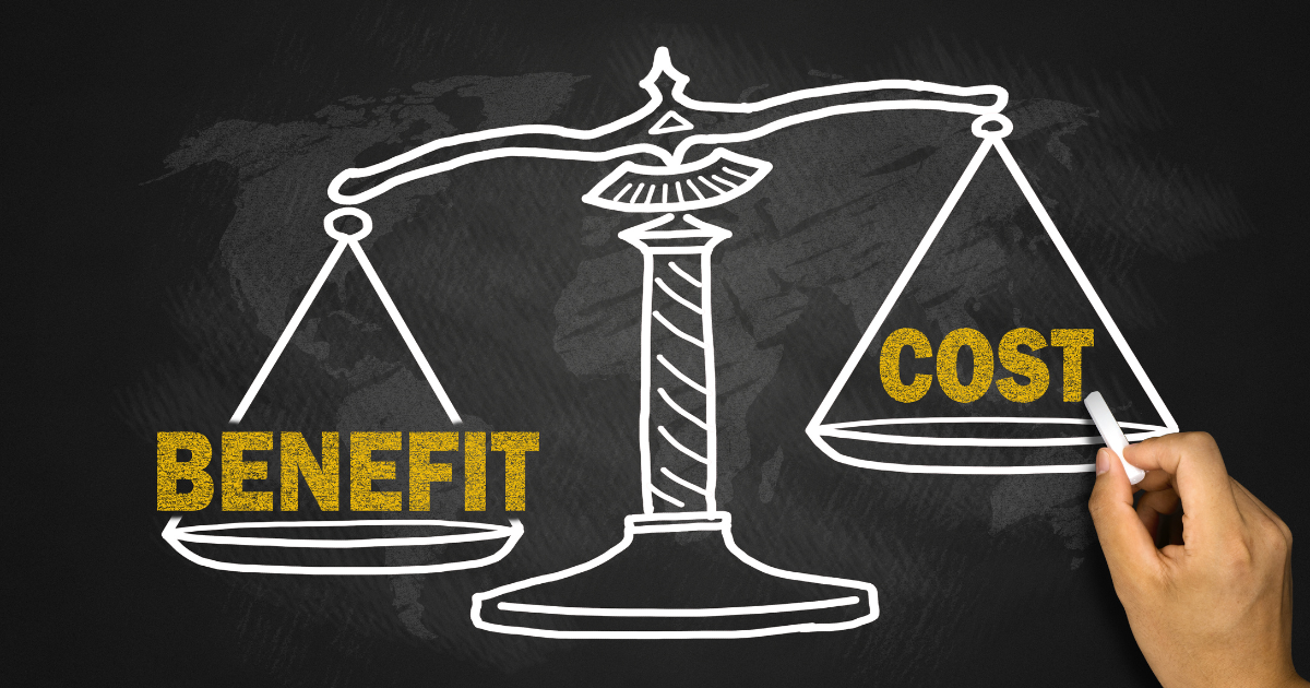 Find the Best Clinics Near You With These 5 Tips! 5 a scale depicting benefit is heavier than cost.