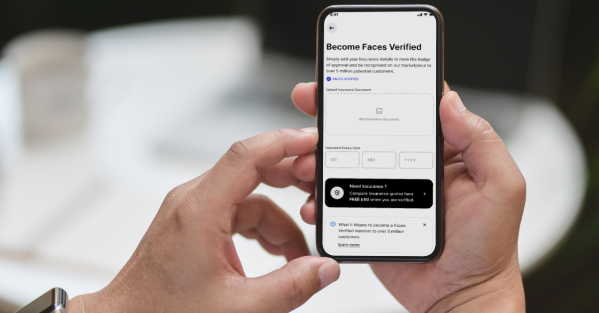 Stand Out on Faces: The Impact of Being Faces Verified 1 faces verified page on a cellphone