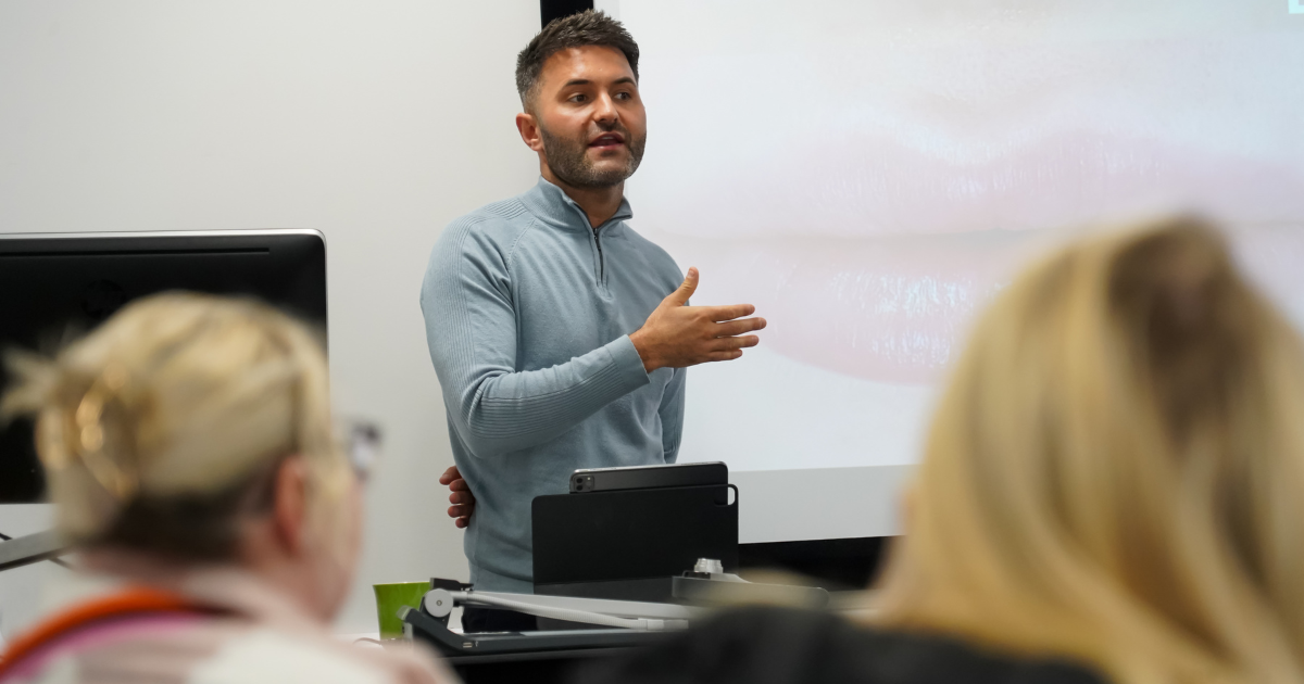 Picture of Ash teaching